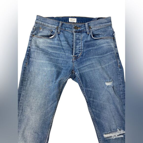 Hudson Sartor Men's Relaxed Distressed Skinny Jeans Size 30 - Picture 4 of 14
